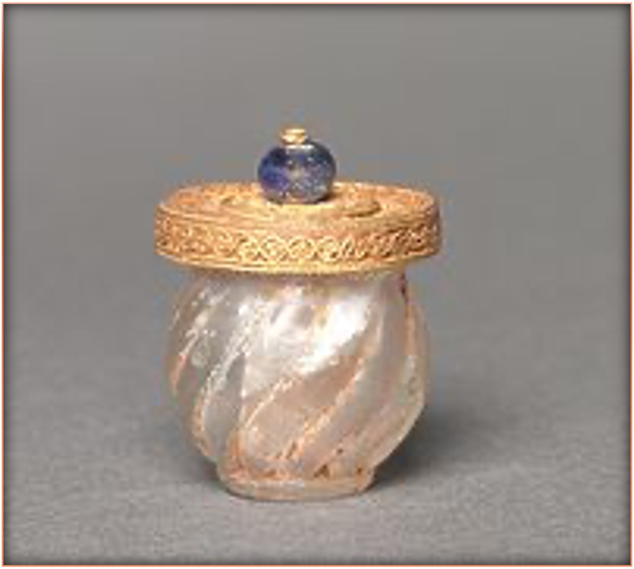 Cosmetic Jar With A Lid